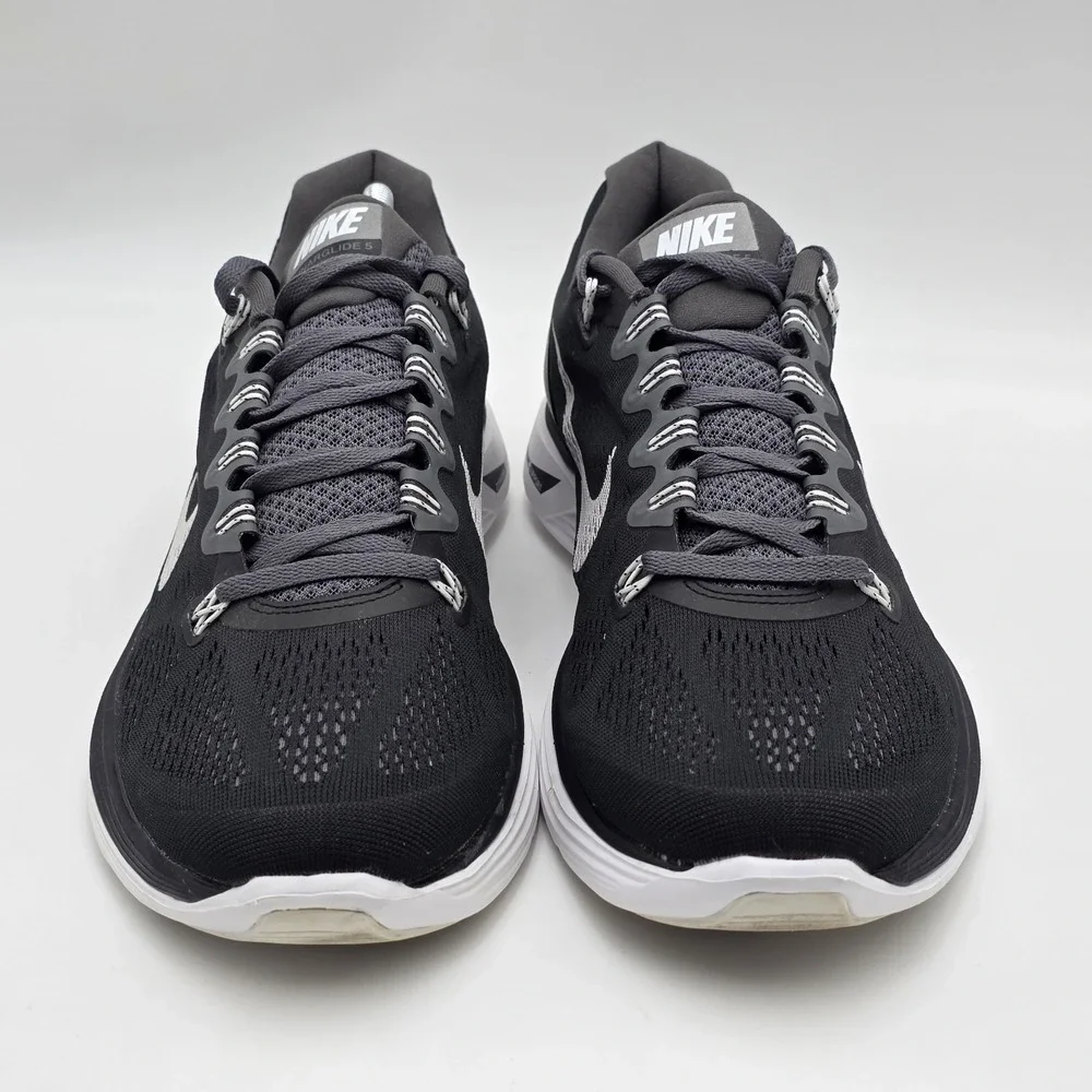 Nike Lunarglide 5 Black Athletic Running Shoes Sneakers 599160-010 Men's Sz 11